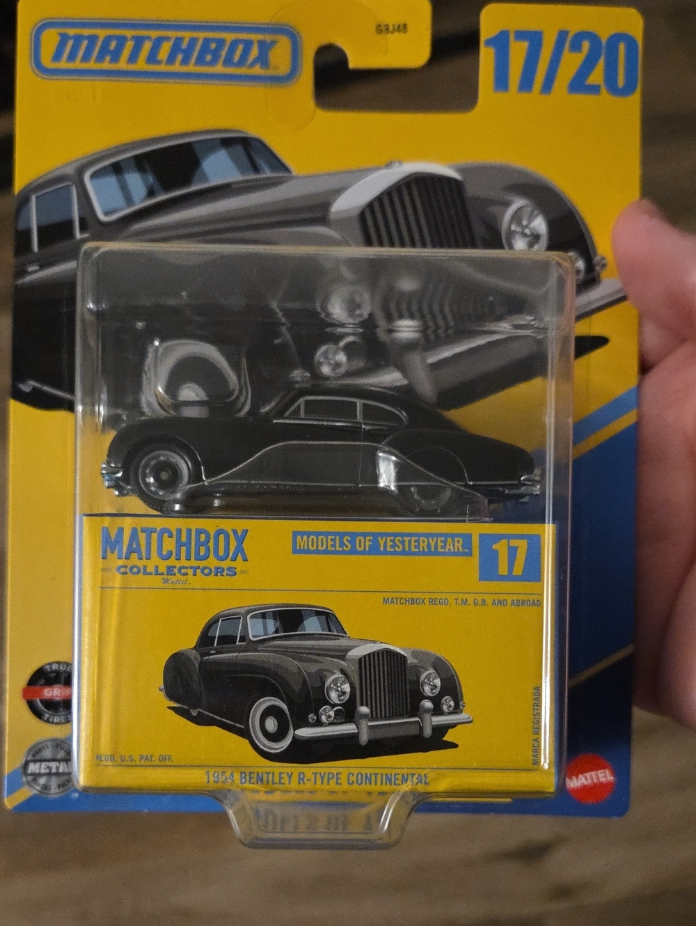 Matchbox Black 1954 Bentley R-Type Continental Die-Cast Car